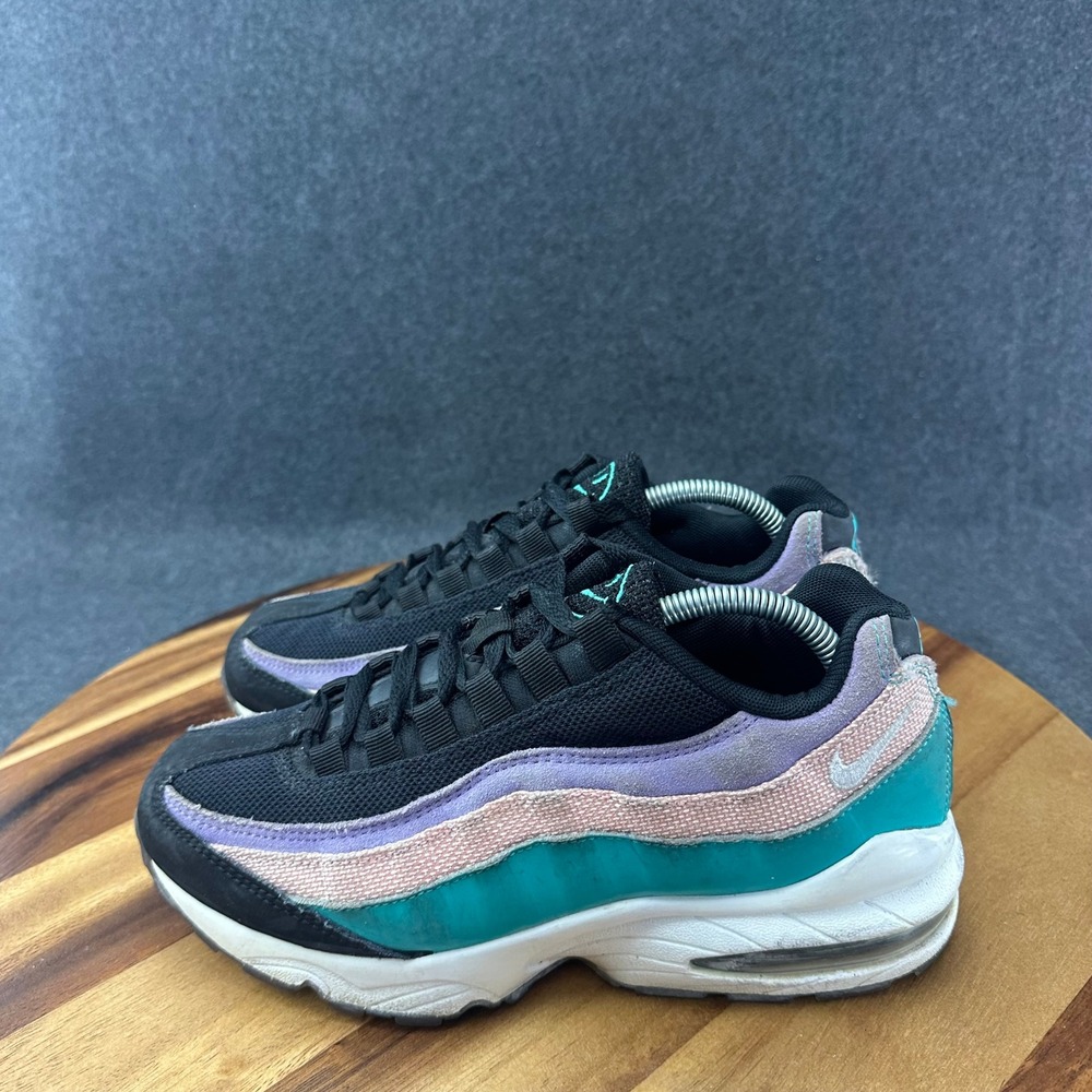 Nike Air Max 95 GS Have A Nike Day Black Purple CI5645-001 Womens 7 Kids 5.5Y - Picture 8 of 14